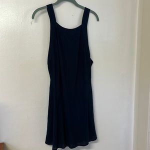 Blue linen dress by Kimchi Blue